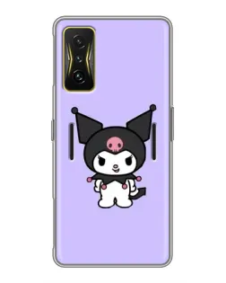 Чехол для Xiaomi POCO F4 GT с картинкой «Kuromi — нежный фиолетовый» Чехол для Xiaomi POCO F4 GT с картинкой «Kuromi — нежный фиолетовый»