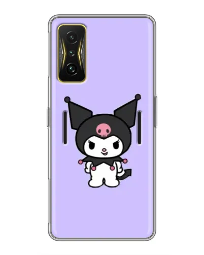 Чехол для Xiaomi POCO F4 GT с картинкой «Kuromi — нежный фиолетовый» Чехол для Xiaomi POCO F4 GT с картинкой «Kuromi — нежный фиолетовый»