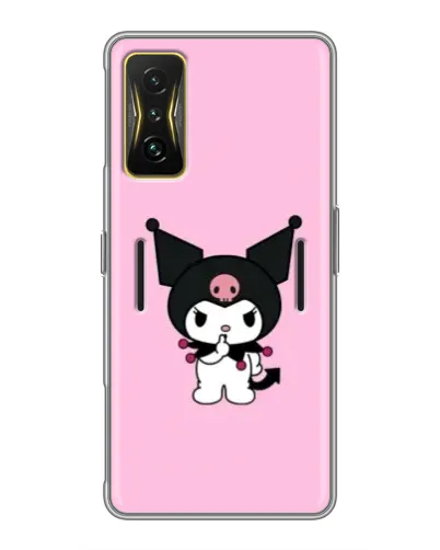 Чехол для Xiaomi POCO F4 GT с картинкой «Kuromi — розовая нежность» Чехол для Xiaomi POCO F4 GT с картинкой «Kuromi — розовая нежность»