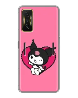 Чехол для Xiaomi POCO F4 GT с картинкой «Kuromi — любовь в сердце» Чехол для Xiaomi POCO F4 GT с картинкой «Kuromi — любовь в сердце»