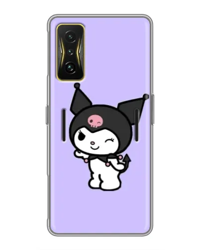 Чехол для Xiaomi POCO F4 GT с картинкой «Классическая Kuromi» Чехол для Xiaomi POCO F4 GT с картинкой «Классическая Kuromi»