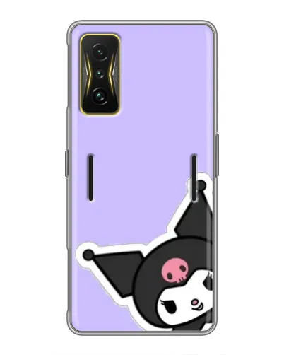 Чехол для Xiaomi POCO F4 GT с картинкой «Забавная Kuromi» Чехол для Xiaomi POCO F4 GT с картинкой «Забавная Kuromi»