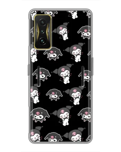 Чехол для Xiaomi POCO F4 GT с картинкой «Черный паттерн Kuromi» Чехол для Xiaomi POCO F4 GT с картинкой «Черный паттерн Kuromi»
