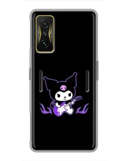 Чехол для Xiaomi POCO F4 GT с картинкой «Электрическая Kuromi» Чехол для Xiaomi POCO F4 GT с картинкой «Электрическая Kuromi»