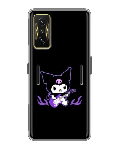 Чехол для Xiaomi POCO F4 GT с картинкой «Электрическая Kuromi» Чехол для Xiaomi POCO F4 GT с картинкой «Электрическая Kuromi»