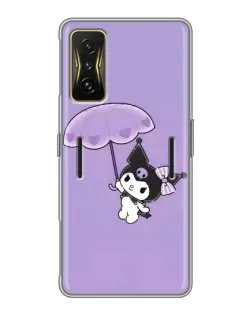 Чехол для Xiaomi POCO F4 GT с картинкой «Kuromi с зонтиком» Чехол для Xiaomi POCO F4 GT с картинкой «Kuromi с зонтиком»