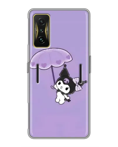 Чехол для Xiaomi POCO F4 GT с картинкой «Kuromi с зонтиком» Чехол для Xiaomi POCO F4 GT с картинкой «Kuromi с зонтиком»