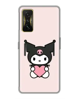 Чехол для Xiaomi POCO F4 GT с картинкой «Kuromi и сердце» Чехол для Xiaomi POCO F4 GT с картинкой «Kuromi и сердце»