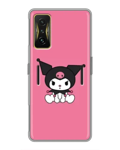 Чехол для Xiaomi POCO F4 GT с картинкой «Хмурая Kuromi» Чехол для Xiaomi POCO F4 GT с картинкой «Хмурая Kuromi»