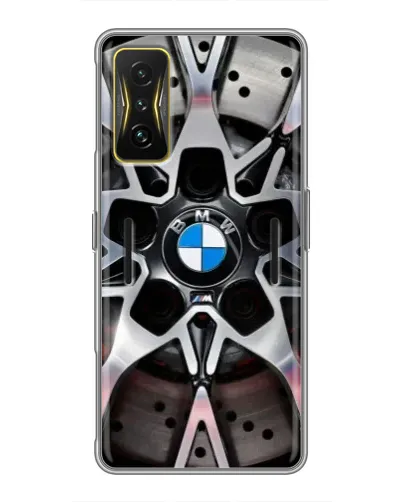 Чехол для Xiaomi POCO F4 GT с картинкой «BMW — деталь диска»