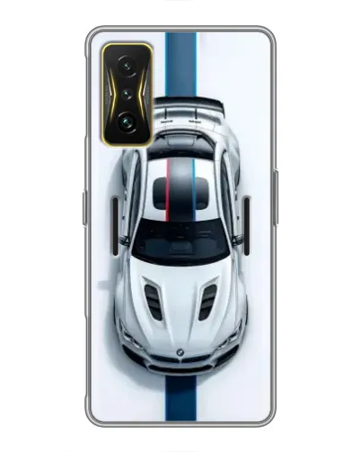 Чехол для Xiaomi POCO F4 GT с картинкой «Вид сверху — BMW M»
