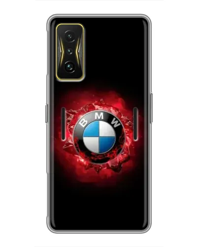 Чехол для Xiaomi POCO F4 GT с картинкой «Логотип BMW — вспышка»