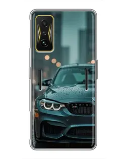Чехол для Xiaomi POCO F4 GT с картинкой «BMW в огнях города» Чехол для Xiaomi POCO F4 GT с картинкой «BMW в огнях города»