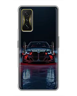Чехол для Xiaomi POCO F4 GT с картинкой «BMW на мокрой дороге» Чехол для Xiaomi POCO F4 GT с картинкой «BMW на мокрой дороге»