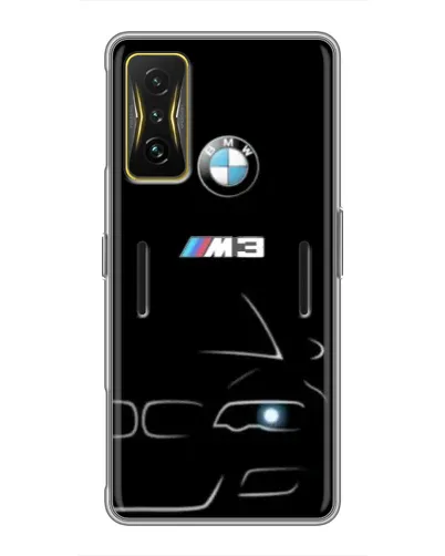 Чехол для Xiaomi POCO F4 GT с картинкой «Минималистичный принт BMW M3»