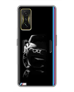 Чехол для Xiaomi POCO F4 GT с картинкой «Силуэт BMW в темноте» Чехол для Xiaomi POCO F4 GT с картинкой «Силуэт BMW в темноте»