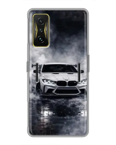 Чехол для Xiaomi POCO F4 GT с картинкой «BMW сквозь туман»