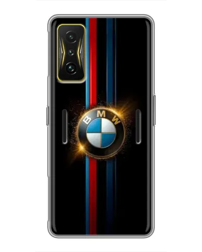 Чехол для Xiaomi POCO F4 GT с картинкой «BMW M-Power неон»