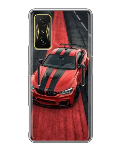 Чехол для Xiaomi POCO F4 GT с картинкой «BMW на красной дорожке»