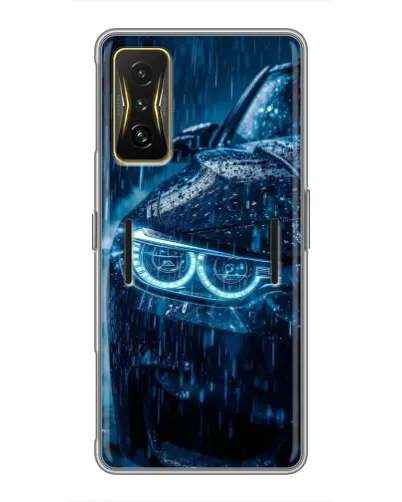 Чехол для Xiaomi POCO F4 GT с картинкой «BMW под дождем» Чехол для Xiaomi POCO F4 GT с картинкой «BMW под дождем»