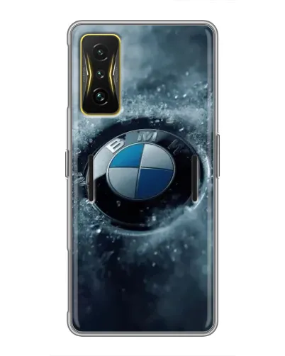 Чехол для Xiaomi POCO F4 GT с картинкой «Логотип BMW — лед» Чехол для Xiaomi POCO F4 GT с картинкой «Логотип BMW — лед»