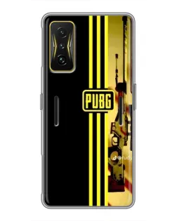 Чехол для Xiaomi POCO F4 GT с картинкой «PUBG — камуфляжный шлем» Чехол для Xiaomi POCO F4 GT с картинкой «PUBG — камуфляжный шлем»