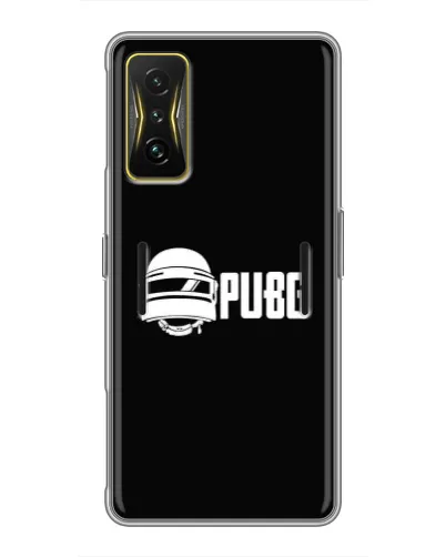 Чехол для Xiaomi POCO F4 GT с картинкой «PUBG — классический лого»