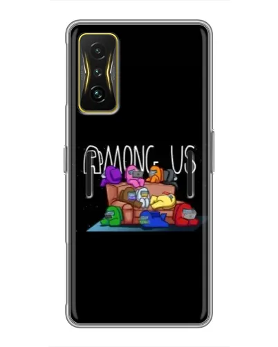 Чехол для Xiaomi POCO F4 GT с картинкой «Логотип Among Us» Чехол для Xiaomi POCO F4 GT с картинкой «Логотип Among Us»