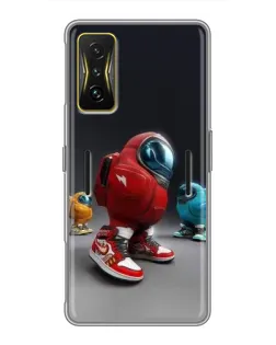 Чехол для Xiaomi POCO F4 GT с картинкой «Among Us — 3D стиль»