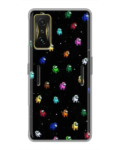Чехол для Xiaomi POCO F4 GT с картинкой «Экипаж Among Us» Чехол для Xiaomi POCO F4 GT с картинкой «Экипаж Among Us»