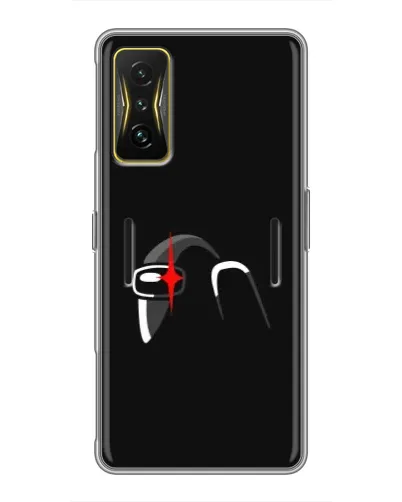 Чехол для Xiaomi POCO F4 GT с картинкой «Among Us шлем» Чехол для Xiaomi POCO F4 GT с картинкой «Among Us шлем»