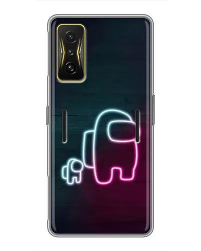 Чехол для Xiaomi POCO F4 GT с картинкой «Among Us неон-арт» Чехол для Xiaomi POCO F4 GT с картинкой «Among Us неон-арт»