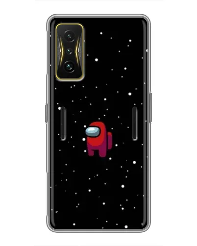 Чехол для Xiaomi POCO F4 GT с картинкой «Красный Among Us» Чехол для Xiaomi POCO F4 GT с картинкой «Красный Among Us»