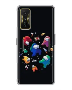 Чехол для Xiaomi POCO F4 GT с картинкой «Among Us космос»