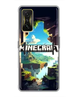 Чехол для Xiaomi POCO F4 GT с картинкой «Пещера Майнкрафт» Чехол для Xiaomi POCO F4 GT с картинкой «Пещера Майнкрафт»