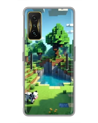 Чехол для Xiaomi POCO F4 GT с картинкой «Minecraft летний день»