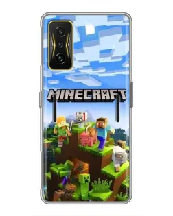 Чохол для Xiaomi POCO F4 GT з картинкою «Minecraft класичний світ» Чохол для Xiaomi POCO F4 GT з картинкою «Minecraft класичний світ»