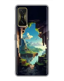 Чохол для Xiaomi POCO F4 GT з картинкою «Вид з печери» Чохол для Xiaomi POCO F4 GT з картинкою «Вид з печери»