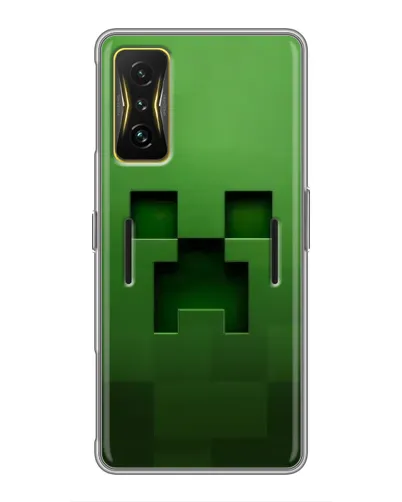 Чехол для Xiaomi POCO F4 GT с картинкой «Крипер микро-дизайн»
