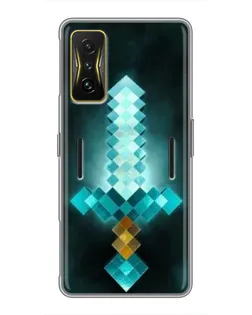 Чохол для Xiaomi POCO F4 GT з картинкою «Алмазний меч неон» Чохол для Xiaomi POCO F4 GT з картинкою «Алмазний меч неон»