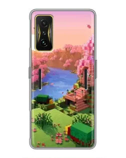 Чохол для Xiaomi POCO F4 GT з картинкою «Рожеве дерево Minecraft» Чохол для Xiaomi POCO F4 GT з картинкою «Рожеве дерево Minecraft»