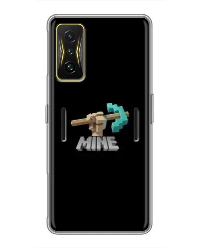 Чехол для Xiaomi POCO F4 GT с картинкой «Алмазная кирка»