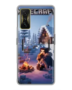 Чохол для Xiaomi POCO F4 GT з картинкою «Зимовий Minecraft» Чохол для Xiaomi POCO F4 GT з картинкою «Зимовий Minecraft»