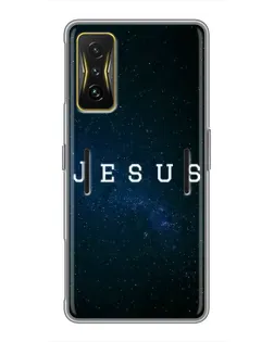 Чехол для Xiaomi POCO F4 GT с картинкой «Звездное небо Jesus»