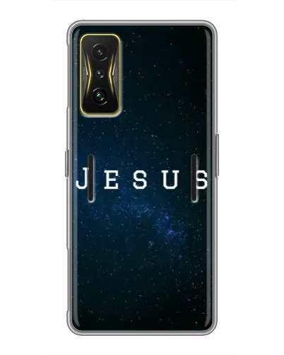 Чехол для Xiaomi POCO F4 GT с картинкой «Звездное небо Jesus»