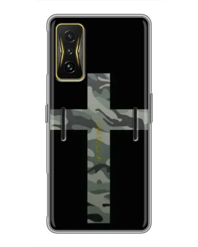 Чехол для Xiaomi POCO F4 GT с картинкой «Милитари Крест»