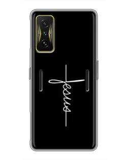 Чехол для Xiaomi POCO F4 GT с картинкой «Тонкая линия веры»