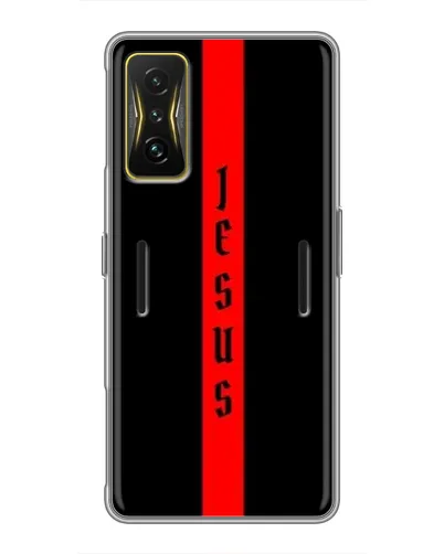 Чехол для Xiaomi POCO F4 GT с картинкой «Красная линия веры»