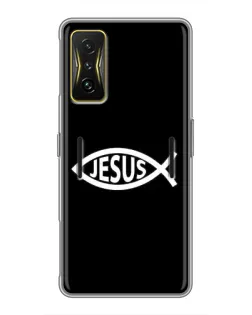 Чехол для Xiaomi POCO F4 GT с картинкой «Классический Jesus»