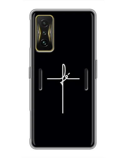 Чехол для Xiaomi POCO F4 GT с картинкой «Тонкий крест» Чехол для Xiaomi POCO F4 GT с картинкой «Тонкий крест»